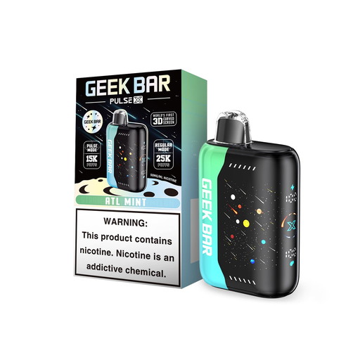 GeekBarPulseX 5pk 5% 25k Atl Mint Box (6977863391535) Unit (6977863391528)