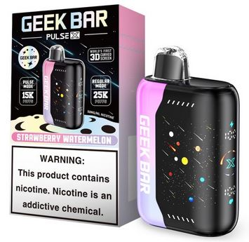 GeekBarPulseX 5pk 5% 25k Strawberry Watermelon Box (6977863391559) Unit (6977863391542)