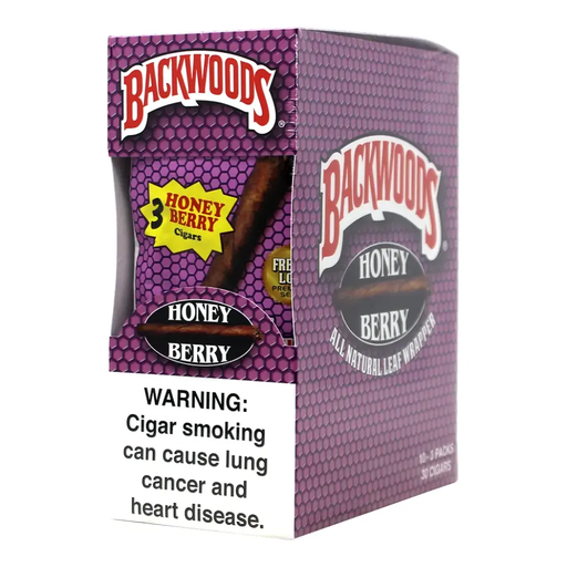 BACKWOODS 3 PK 30 (Honey Berry) BOX-(071610299580) 