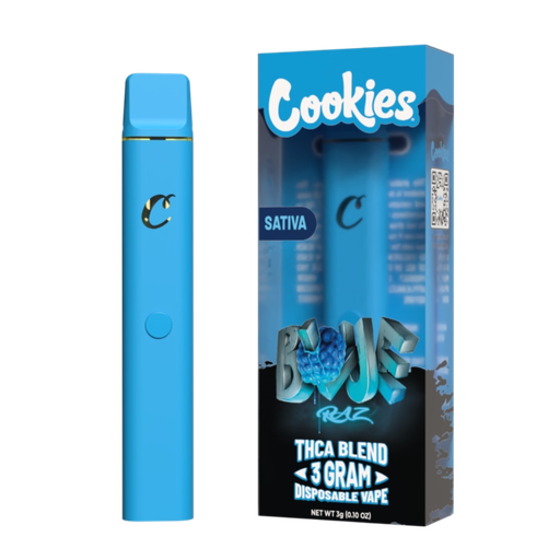 COOKIES 3G DISPOSABLE VAPE 5CT (Blue Raz) BOX - (695682287445)