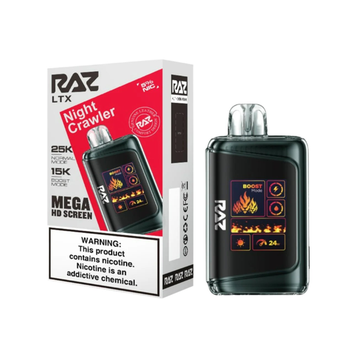 RazLtx 5pk 5% 25k Night Crawler Box (6972866507631) Unit (6972866507624)