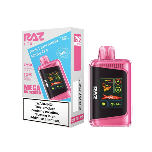 RazLtx 5pk 5% 25k Pink Lemonade Minty O´s Box (6972866506672)