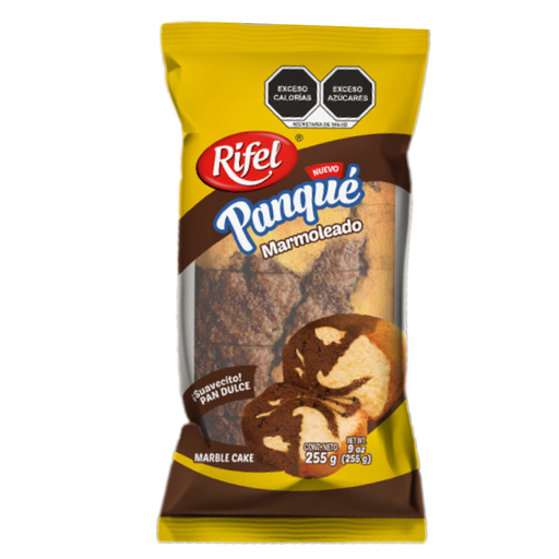 Rifel 1pk 4u/9oz Panque Marmoleado Unit (7500326927911)