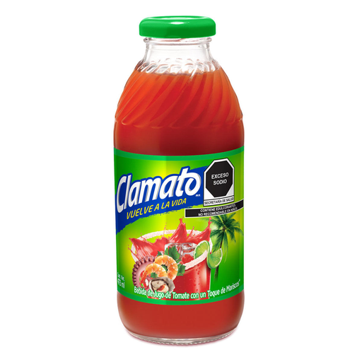 Clamato Vidrio 12u/16oz Vuelve a la Vida Unit (014800515640)