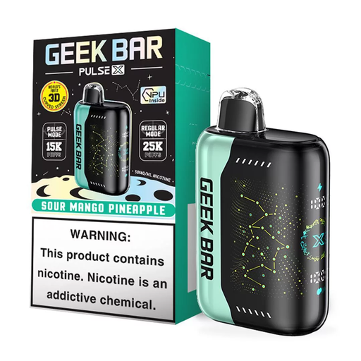 GeekBarPulseX 5pk 5% 25k Sour Mango Pineapple Box (6977454904113)