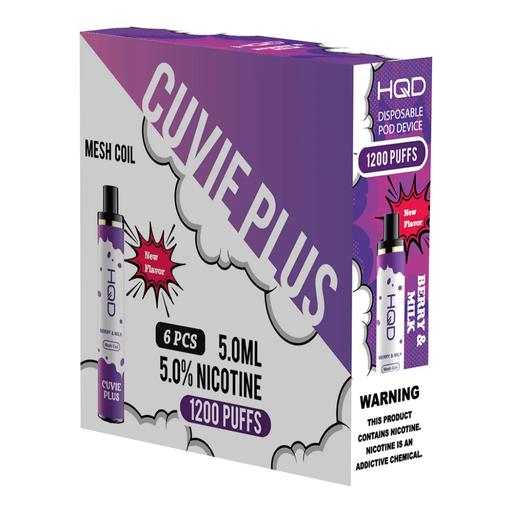 HqdCuvieplus 6pk 5% 1.2k Berry & Milk Box (6937105478653)