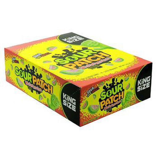 Sour Patch 18pk 3.4oz Kids King Size Watermelon Box (070462002034) Unit  (070462002041)