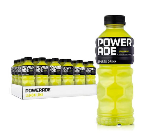 POWERADE 20 OZ LEMON LIME 1/24 Box (10049000003694) Unit (049000003697) 