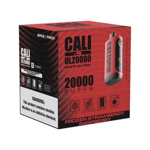 Cali UL20000 6pk Frozen Strawberry Raspberry Box (716841049855)