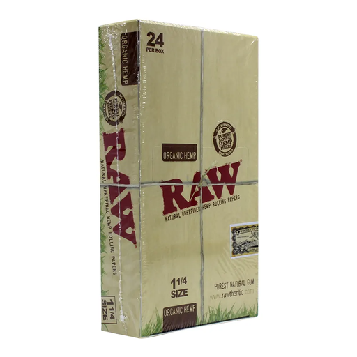 RAW ORGANIC HEMP 1 1/4 24 PER BOX (716165174189)