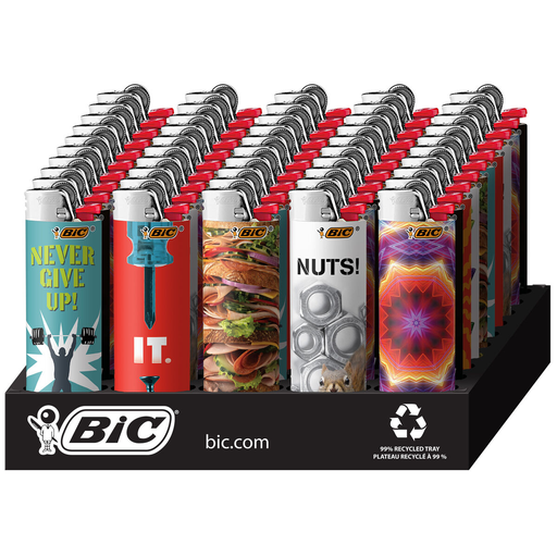 BIC PRINTED 50 CT CONSTRUCTION WORK (070330661394)