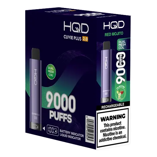 HqdCuviePlus 2.0 5pk 5% 9k Red Mojito Box (6937105462843)