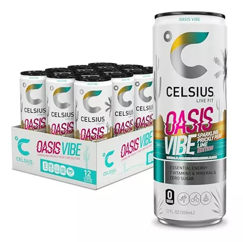 Celsius Sparkling 12pk 12oz Oasis Vibe Box (889392000948)