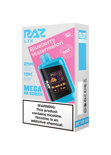 RazLtx 5pk 5% 25k Blueberry Watermelon Box (6972866507679)