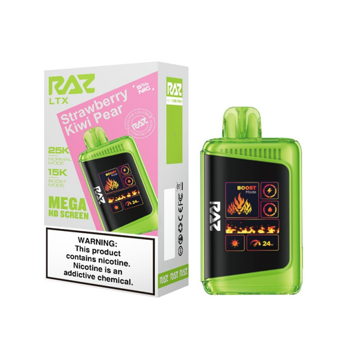 RazLtx 5pk 5% 25k Strawberry Kiwi Pear Box (6972866507891)