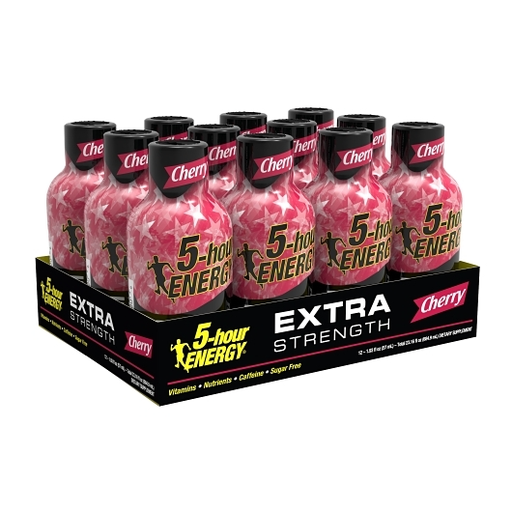 5 Hour Energy 12pk 1.93oz Cherry Extra Strength Box (719410783129) Unit (719410783006)
