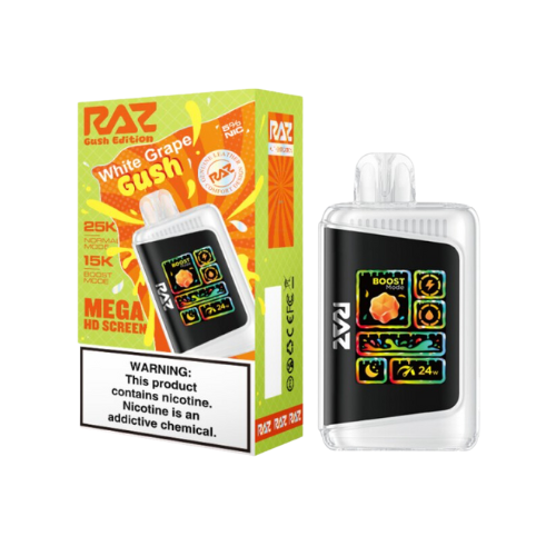 RazLtx 5pk 5% 25k White Grape Gush Box (6970313648555)