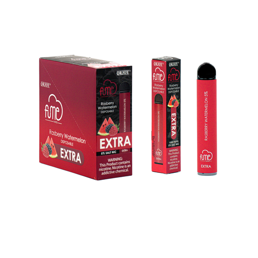 FumeExtra 10pk 5% 1.5k Raspberry Watermelon Box (6973304116866)