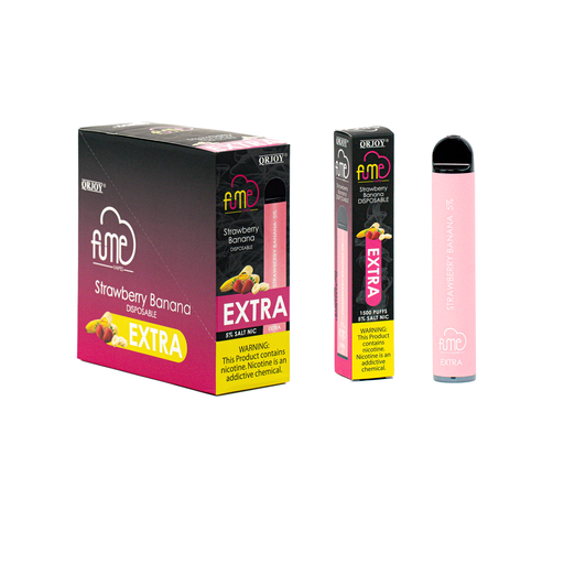 FumeExtra 10pk 5% 1.5k Strawberry Banana Old Box (6973304113292) Unit (6973304118266)