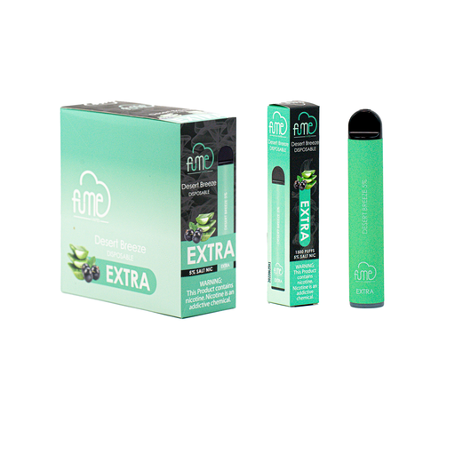 FumeExtra 10pk 5% 1.5k Desert Breeze Box (6973304116842)