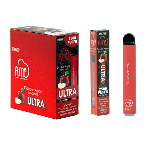 FumeUltra 10pk 5% 2.5k Double Apple Old Box (6973304114893) Unit (6973304114886)