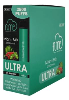 FumeUltra 10pk 5% 2.5k Miami Mix Old Box (6973304117993) Unit (6973304117986)