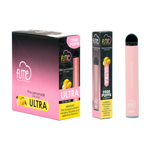 FumeUltra 10pk 5% 2.5k Pink Lemonade Box (6973304112998)
