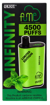 FumeInfinity Plus 5pk 5% 4.5k Mint Ice Box (6941821719495) Unit (6941821719419)