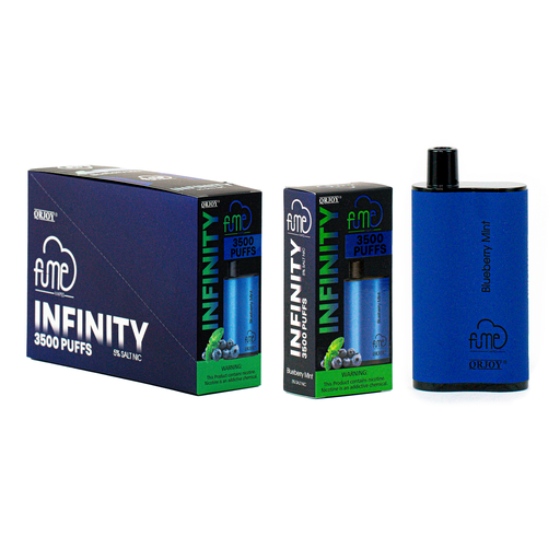 FumeInfinity Plus 5pk 5% 4.5k Blueberry Mint Box (6941821719518) Unit (6941821719440)