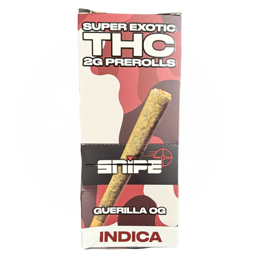 SNIPE 2G PREROLL-10PK BOX (Guerilla Og) Box (850067919704)