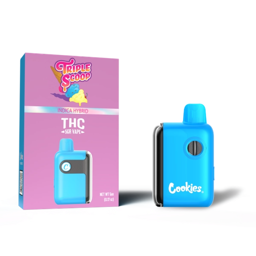 Cookies 5g Vape 5pk Triple Scoop Box (695682285038) 