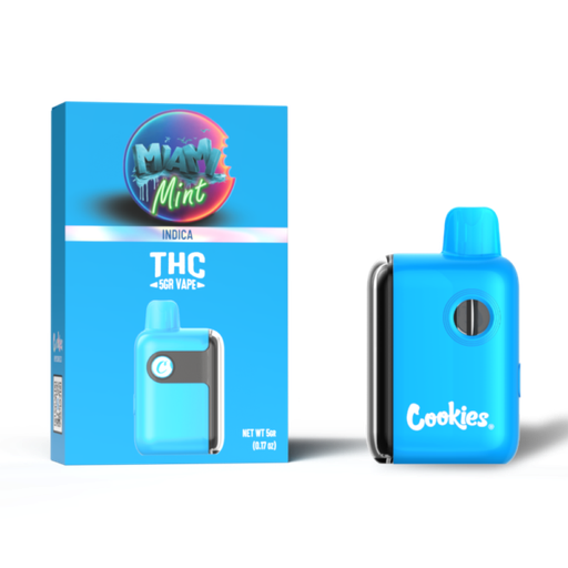 COOKIES VAPE 5G 5PK (Miami Mint) Box (695682288831)
