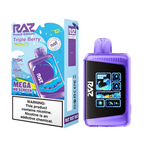 RazLtx 5pk 5% 25k Triple Berry Punch Box (6978271530059)