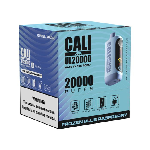 Cali UL20000 Frozen Blue Raspberry Box (716841049909)