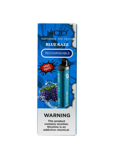 HqdAir 5pk 5% 4k Blue Razz Box (6973826706183)