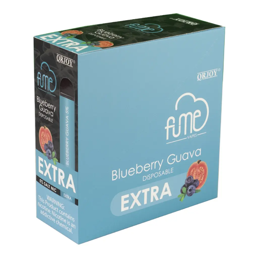 FumeExtra 10pk 5% 1.5k Blueberry Guava Box (6974710146645)