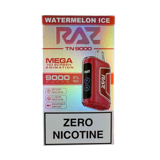 RazTn9000 5pk 0% 9k Watermelon Ice Box (6975984059952) 