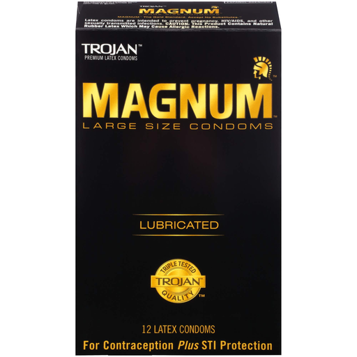 Trojan Condoms 12pk Magnum Gold Single Pack Blister Box (655708116838) Pendiente