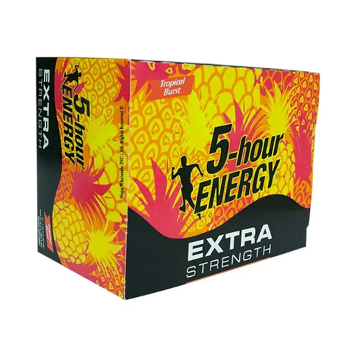 5 Hour Energy 12pk 1.93oz Tropical Burst Extra Strength Box (719410785123)