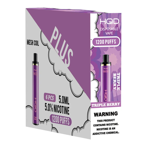 HqdCuvieplus 6pk 5% 1.2k Triple Berry Box (6923742015481)