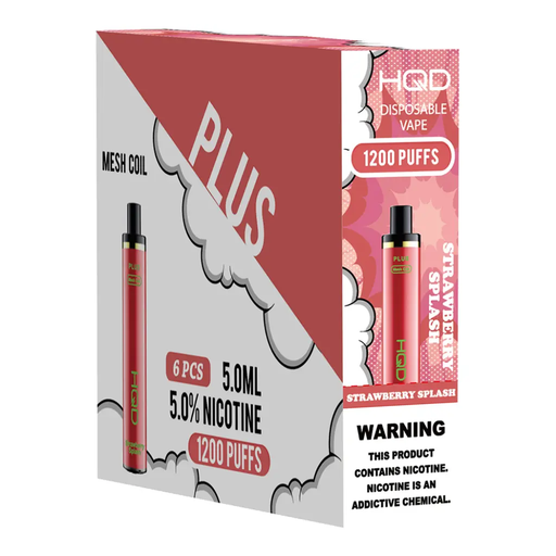 HqdCuvieplus 6pk 5% 1.2k Strawberry Splash Box (6923742015443)
