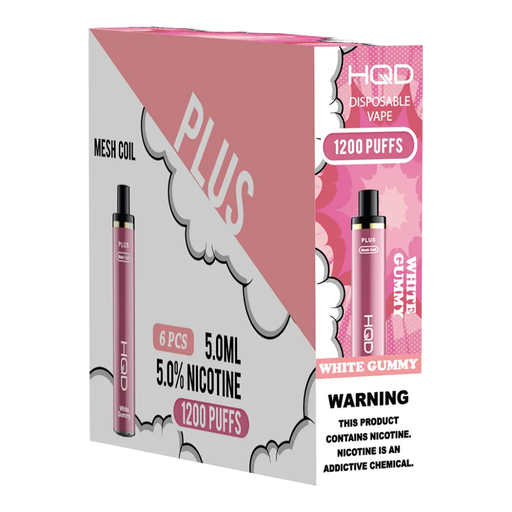 HqdCuvieplus 6pk 5% 1.2k White Gummy Box (6923742015399)