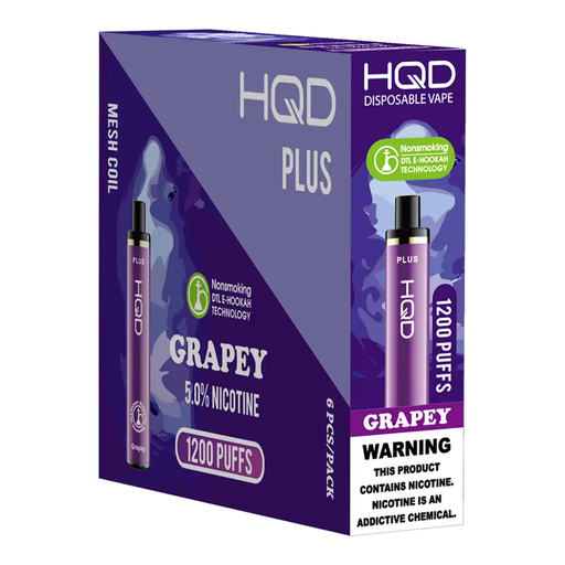 HqdCuvieplus Non-Smoking 6pk 5% 1.2k Grapey Box (6923742014019)