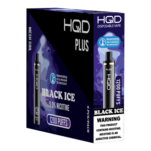 HqdCuvieplus Non-Smoking 6pk 5% 1.2k Black Ice Box (6923742014057)