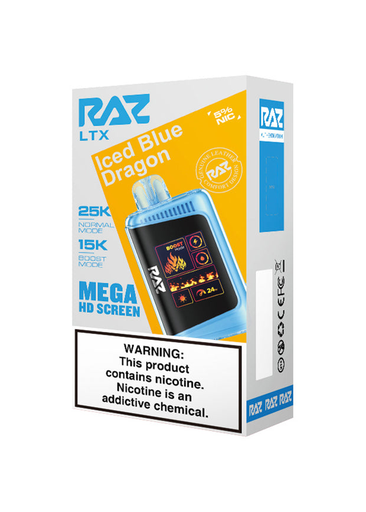 RazLTX 25000 5pk 5% 25k Iced Blue Dragon Box (6972866507594) 