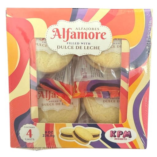 Alfamore 4pk Alfajores Dulce de Leche Box (850054850164)