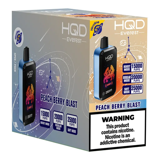 HqdEverest 5pk 5% 25k Peach Berry Blast Box (6923742016082)