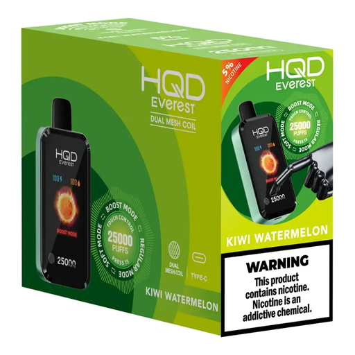 HqdEverest 5pk 5% 25k Kiwi Watermelon Box (6937105492932)