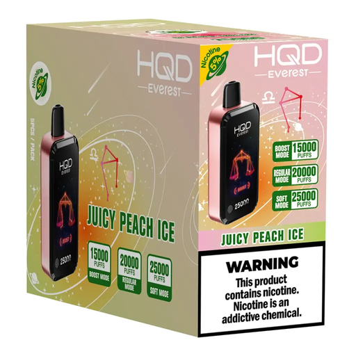 HqdEverest 5pk 5% 25k Juicy Peach Ice Box (6923742016006) 