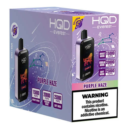 HqdEverest 5pk 5% 25k Purple Haze Box (6923742018994)  